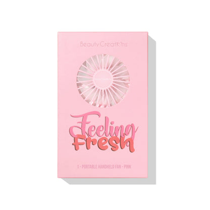 Pink Handheld fan
