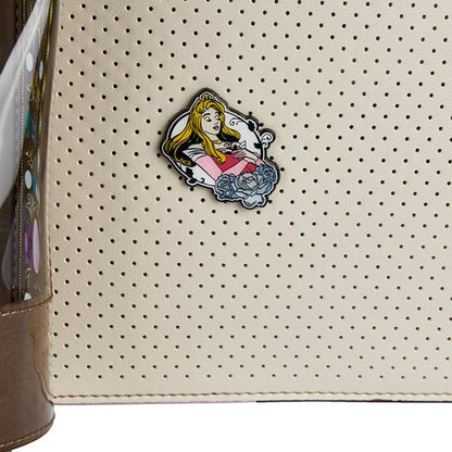 Sleeping Beauty Story Book Pin Collector Backpack
